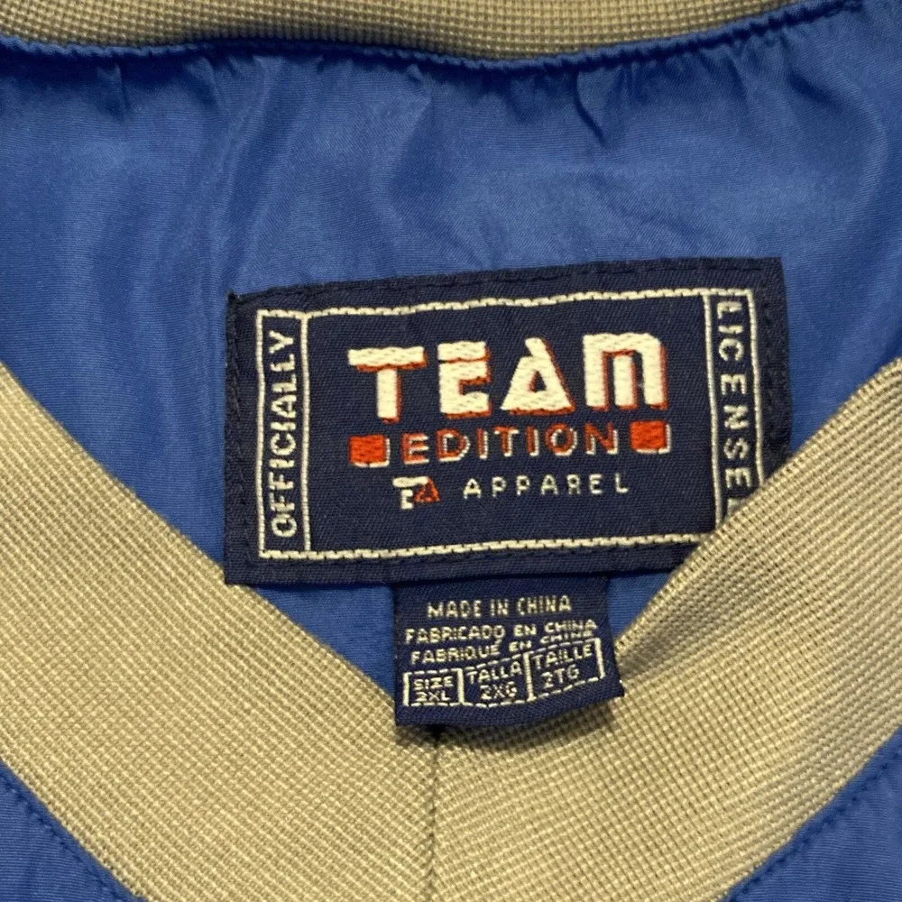 Vintage Kentucky Wildcats Windbreaker Jacket Adult 2XL Blue Pullover Long Sleeve